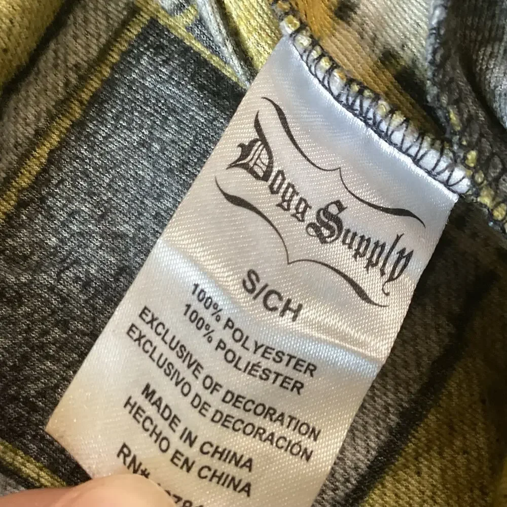 Dogg Supply plaid pajama